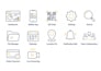 design a unique, simple, and modern custom icons set
